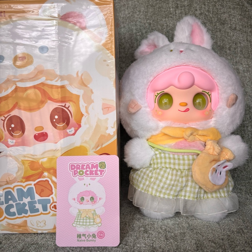 YOOKI Dream Pocket 400% Confirmed Naive Bunny white large plush
